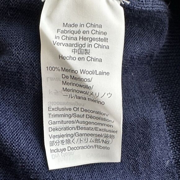 J.Crew M Merino Wool V-Neck ruffle long sleeves pullover Sweater - Picture 11 of 12